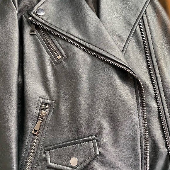 Guess Faux Leather Jacket size S - Picture 4 of 7